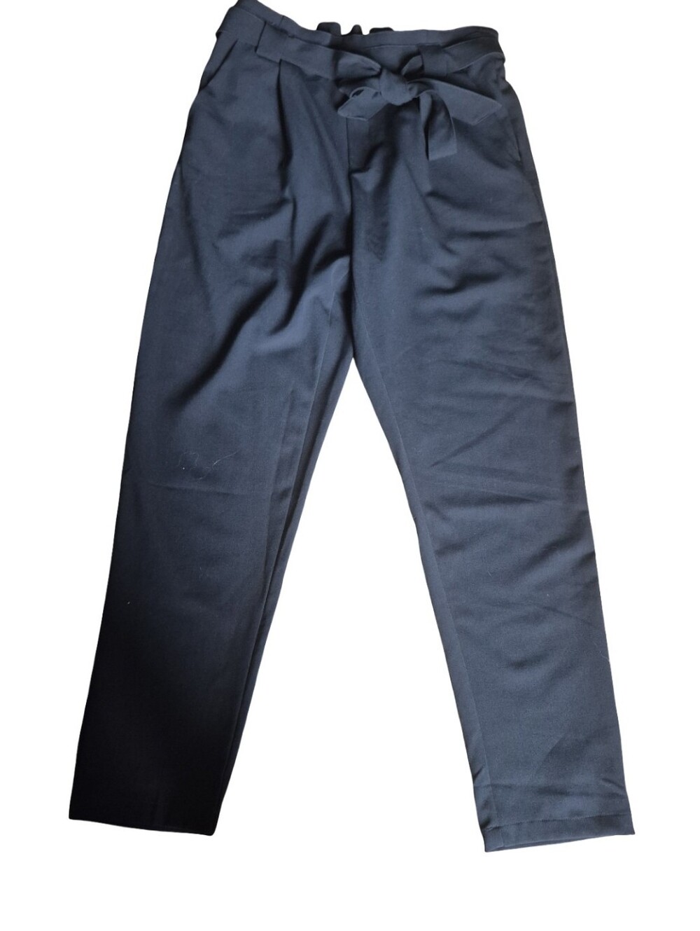 NWT Jacqueline DeYong Dakota Paperbag Waist Belt Pant Size M